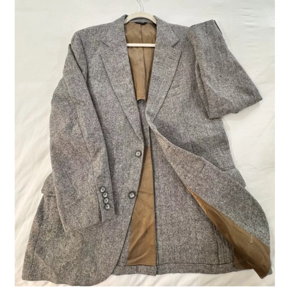 Equestrian Donegal Tweed Riding Jacket Jodhpurs PBM Shulman's Preppy 40R Union - Picture 4 of 16